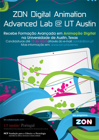 poster for ZON Digital Animation Advanced Lab @ UT Austin